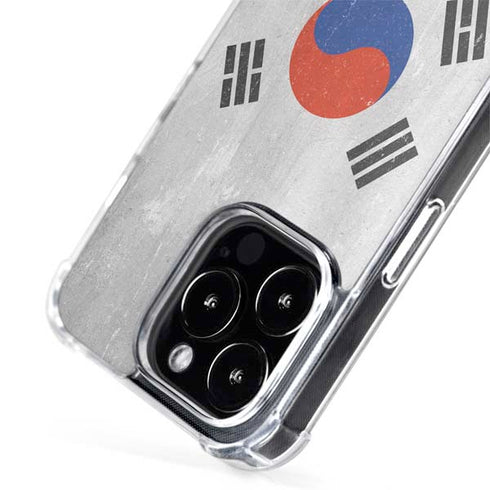 South Korean Flag Distressed iPhone 15 Pro Max MagSafe Case